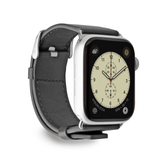 SBS Eco Leather urrem til Apple Watch 42/44/45/49mm. Sort