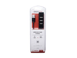Sinox One USB 2.0 4-port. 0,15m. Sort