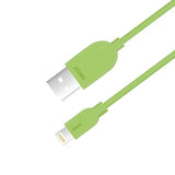 Sinox Lightning kabel m/original Apple™ chip. 2m. Grøn