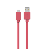 Sinox USB C til USB A kabel. 1m. Pink