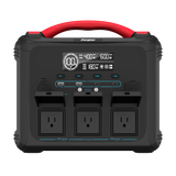 Energizer 1102Wh bærbart kraftværk med 2400W. Sort