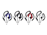 JVC ear clip høretelefoner til sport med fjernbetjening og mikrofon. Sort