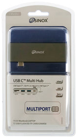 Sinox USB C Hub. Aluminium