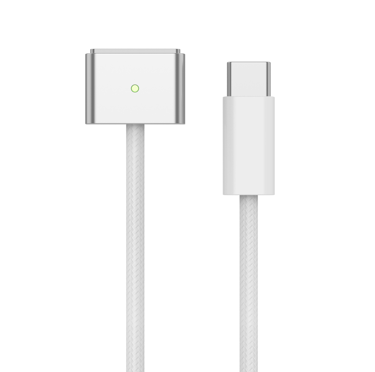 Sinox PRO USB C™ til MagSafe 3™ kabel. 2m. Hvid