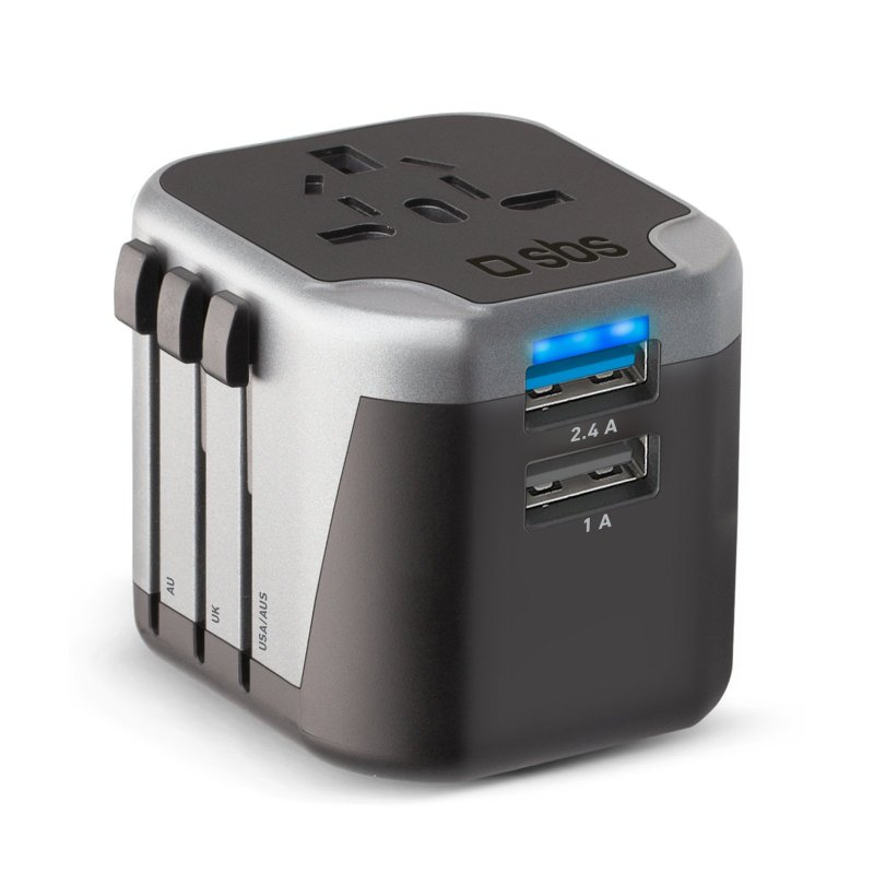 SBS Universal rejseadapter 12W