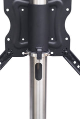 Sinox StandView TV gulvstand med hjul og drejbar top. 26"-65". Alu finish