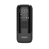 Energizer højtydende dækpumpe med 150 PSI max tryk. Sort