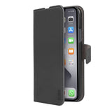 SBS Book Wallet Case med standerfunktion til iPhone 14/13. Sort