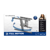 Vivanco TV-vægbeslag, MOTION, 65", 45 kg, VESA 600x400