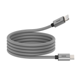 Sinox PRO USB C til Lightning magnetisk kabel. 1m. Grå