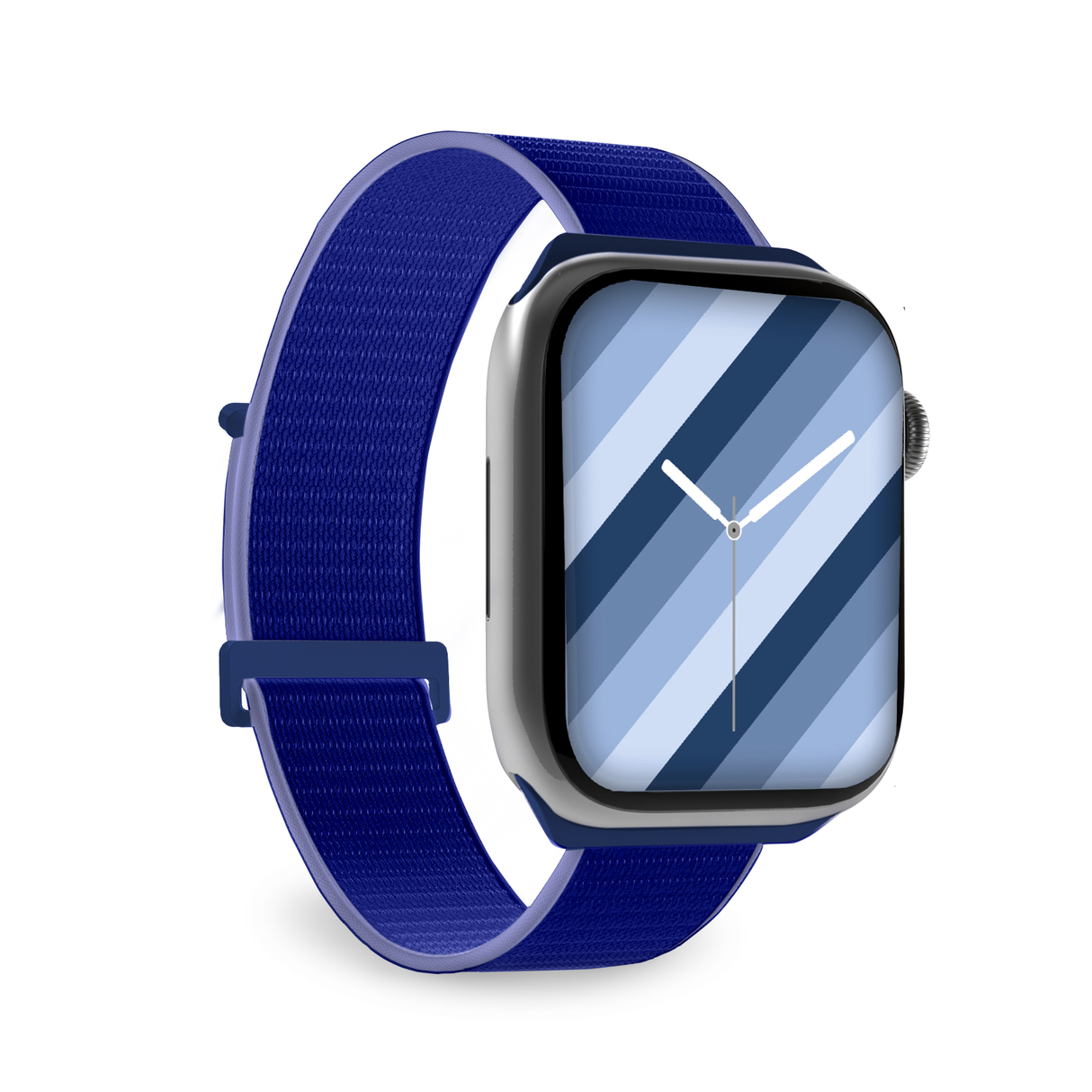 SBS nylon urrem til Apple Watch 42/44/45/49mm. Navy blå