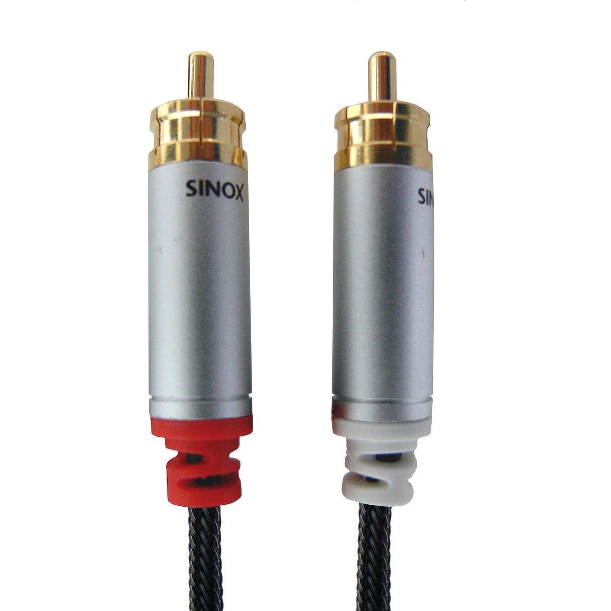 Sinox Phono kabel. 1,5m. Sort