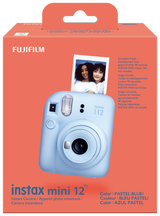 INSTAX Mini 12 kamera. Pastel blå