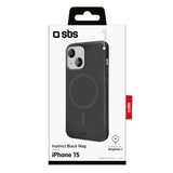 SBS Instinct Mag - MagSafe-kompatibelt etui til iPhone 15. Sort