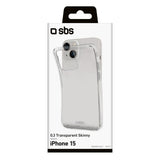SBS Skinny cover til iPhone 15®. Gennemsigtig