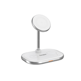 Energizer 3-i-1 trådløs oplader med 15W hurtigopladning. Hvid