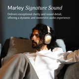 Marley Positive Vibration Rebel ANC-hovedtelefoner. Fløde