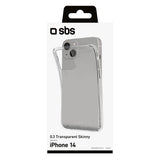 SBS Skinny cover til iPhone 14 / 13®. Gennemsigtig