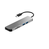 Sinox PRO USB C Hub. Aluminium