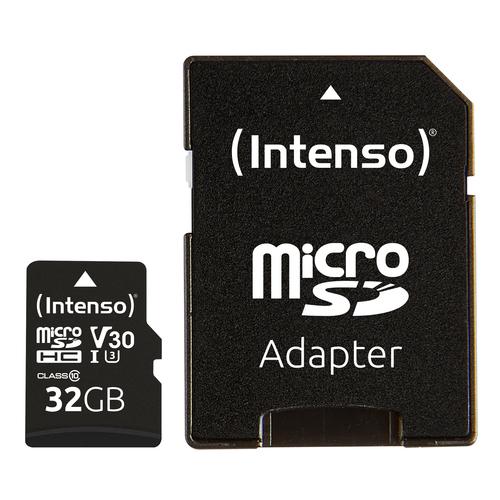 Intenso 3433480 hukommelseskort 32 GB MicroSDHC UHS-I Klasse 10
