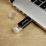 Intenso Twist Line USB flash drive 32 GB USB Type-A / USB Type-C 3.2 Gen 1 (3.1 Gen 1) Anthracite