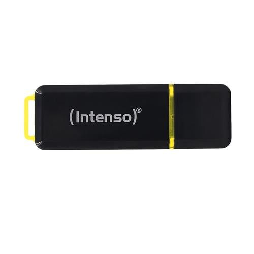 Intenso High Speed Line USB-nøgle 64 GB USB Type-A 3.2 Gen 1 (3.1 Gen 1) Sort, Gul