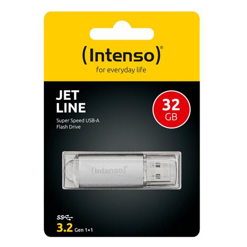 Intenso MEMORY DRIVE FLASH USB3.2 64GB/3541490 USB-nøgle USB Type-A 3.2 Gen 1 (3.1 Gen 1) Sølv