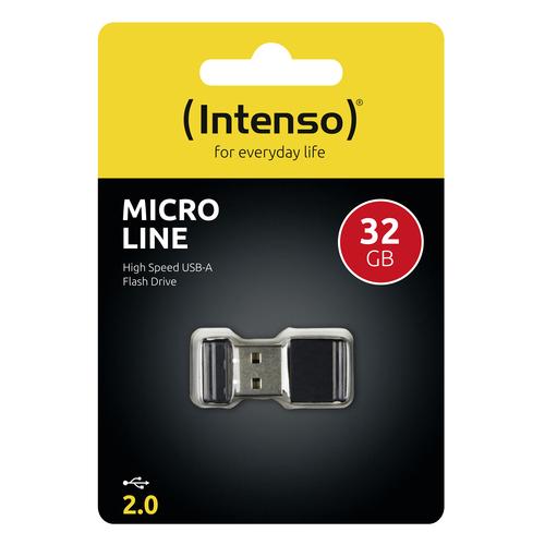 Intenso Micro Line USB flash drive 32 GB USB Type-A 2.0 Black