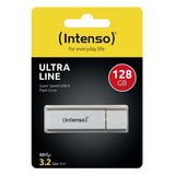 Intenso Ultra Line USB-nøgle 128 GB USB Type-A 3.2 Gen 1 (3.1 Gen 1) Sølv