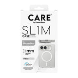 CARE by PanzerGlass Flagship Signature Case  SLIM PC/TPU case Transparent Apple iPhone Duo