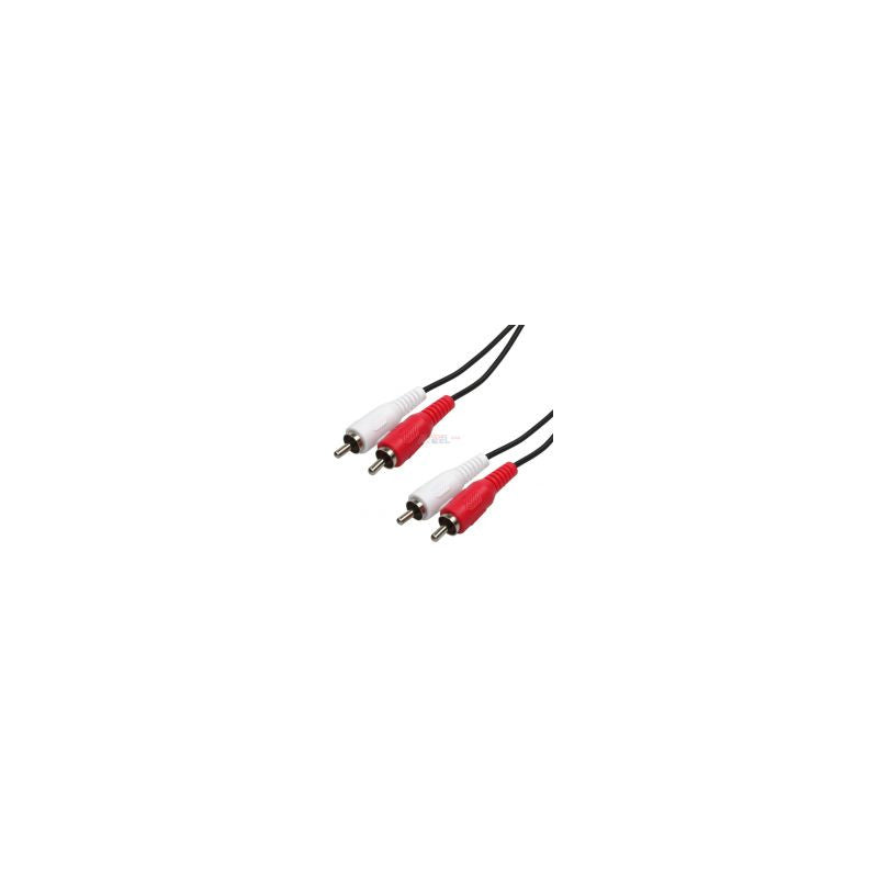 2 x phonostik / 2 x phonostik 0,5m (sort/rød)