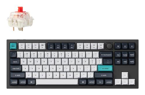 Keychron Q3 Max keyboard Universal USB + RF Wireless + Bluetooth QWERTY Nordic Black, White