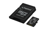 Kingston Technology 64 GB microSDXC Canvas Select Plus Gen3 100 MB/s A1-kort + adapter