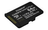 Kingston Technology 64GB micSDXC Canvas Select Plus Gen3 100R A1 Single Pack w/o ADP