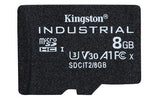 Kingston Technology 8GB microSDHC Industrial C10 A1 pSLC kort enkeltpakke uden adapter