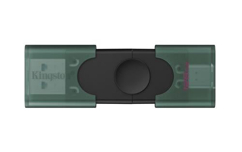 Kingston Technology DataTraveler 128GB USB-A + USB-C 3.2 Gen 1 DuoG2