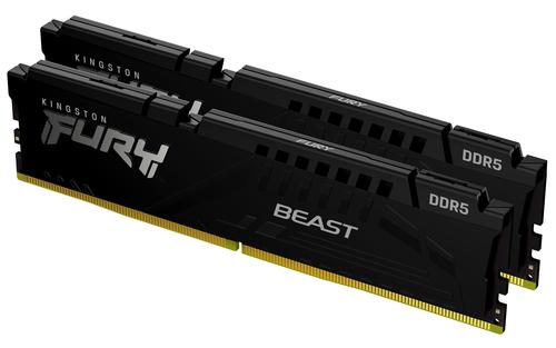 Kingston Technology FURY Beast 16GB 6000MT/s DDR5 CL30 DIMM (Sæt med 2) Black EXPO