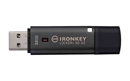 Kingston Technology IronKey 32GB Locker Plus 50 G2, FIPS 197, AES-256