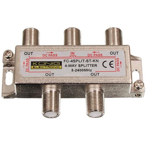 Konig FC-4SPLT-ST-KN cable splitter/combiner