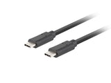 Lanberg CA-CMCM-32CU-0010-BK USB-kabel USB 3.2 Gen 2 (3.1 Gen 2) 1 m USB C Sort