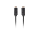 Lanberg CA-CMCM-32CU-0010-BK USB-kabel USB 3.2 Gen 2 (3.1 Gen 2) 1 m USB C Sort