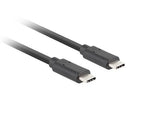 Lanberg CA-CMCM-32CU-0010-BK USB-kabel USB 3.2 Gen 2 (3.1 Gen 2) 1 m USB C Sort