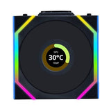 Lian Li UNI FAN SL Wireless LCD 120 Computerkabinet Ventilator 12 cm Sort 3 stk