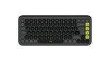 Logitech POP Icon Keys keyboard Universal Bluetooth QWERTY US International Graphite