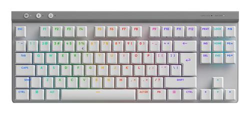 Logitech G G515 Lightspeed TKL keyboard Gaming RF Wireless + Bluetooth QWERTY US International White