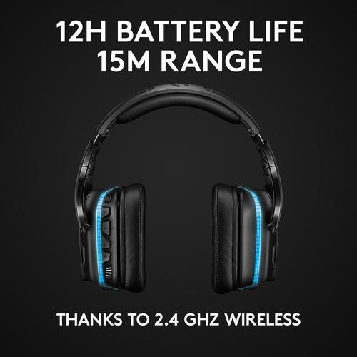 Logitech Gaming Headset G935 Trådløs Høretelefoner Sort Blå