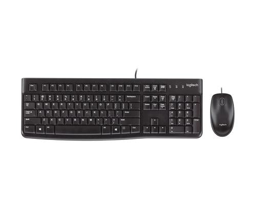 LOGI MK120 corded Desktop black USB (US)