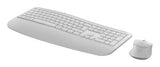 Logitech Signature Comfort Plus Combo MK880 keyboard Mouse included Universal RF Wireless + Bluetooth QWERTY English White