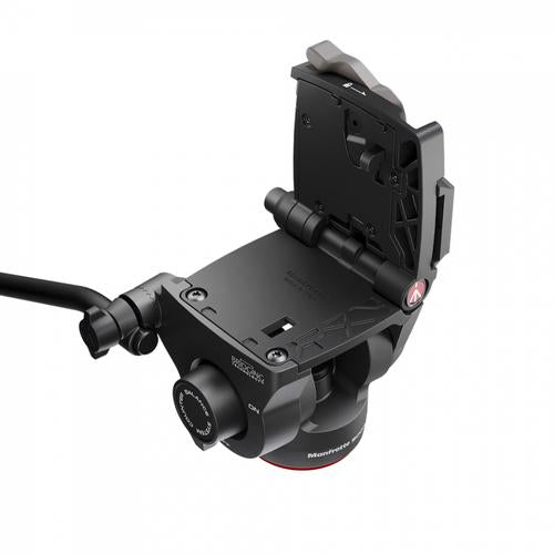 Manfrotto 500X Fluid Head stativhoved Sort Aluminium, Technopolymer 1/4, 3/8" Væske