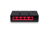 Mercusys MS105G netværksswitch Ikke administreret Gigabit Ethernet (10/100/1000) Sort